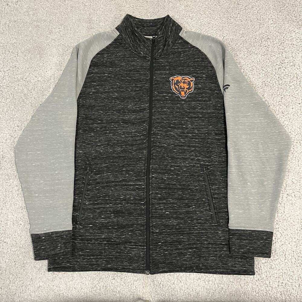 Chicago Bears Jacket Men XL Full Zip Fanatics Sweatshirt NFL Football Podium